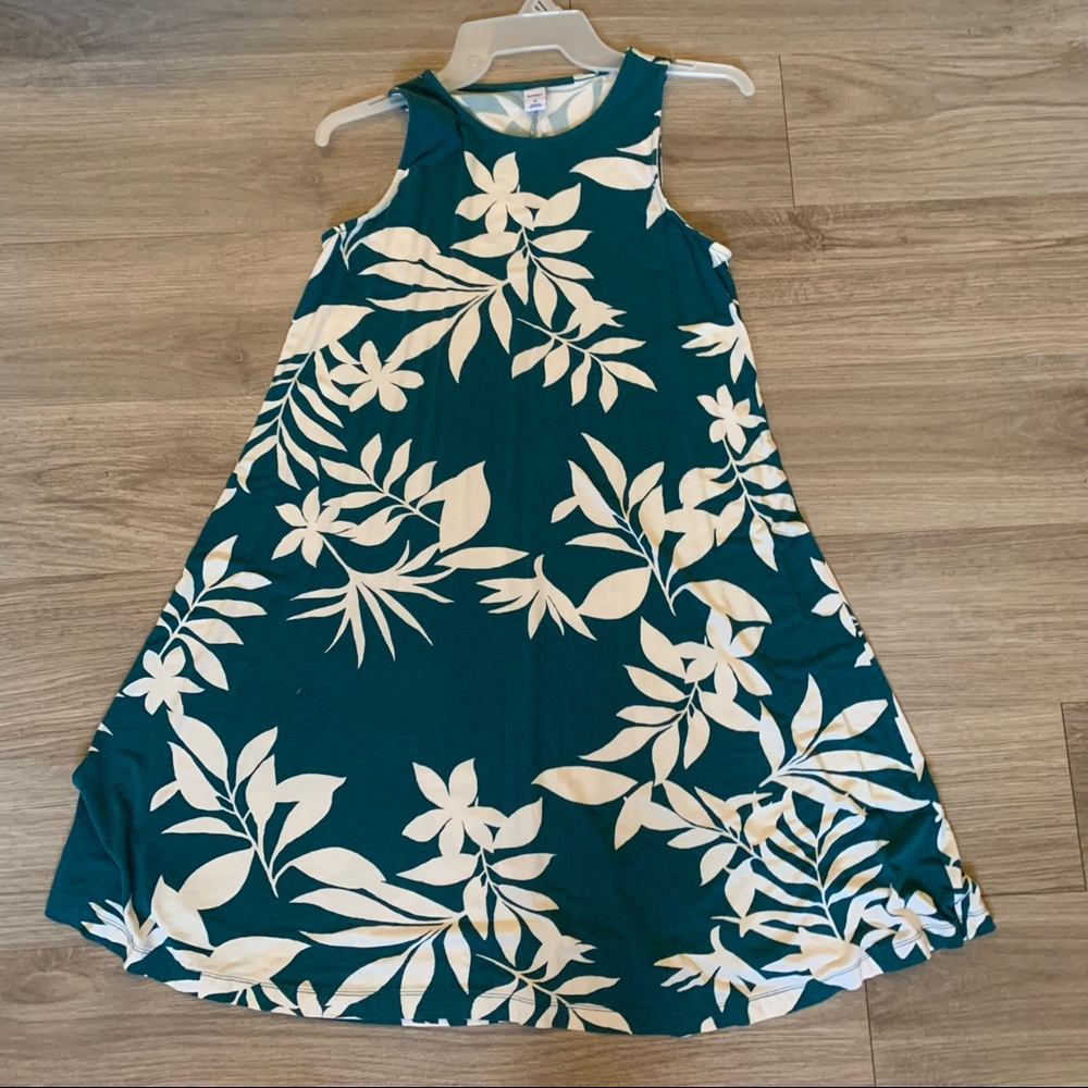 Turquoise Floral Dress